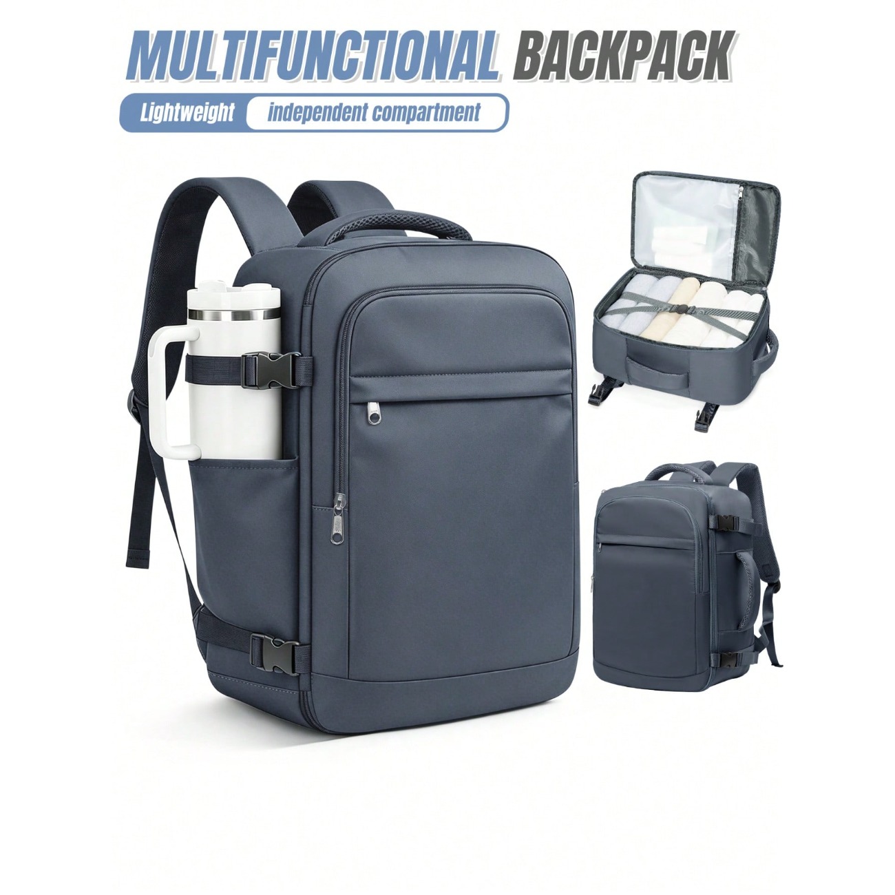 Laptop Backpack 15.6 - Zaino da viaggio leggero e di