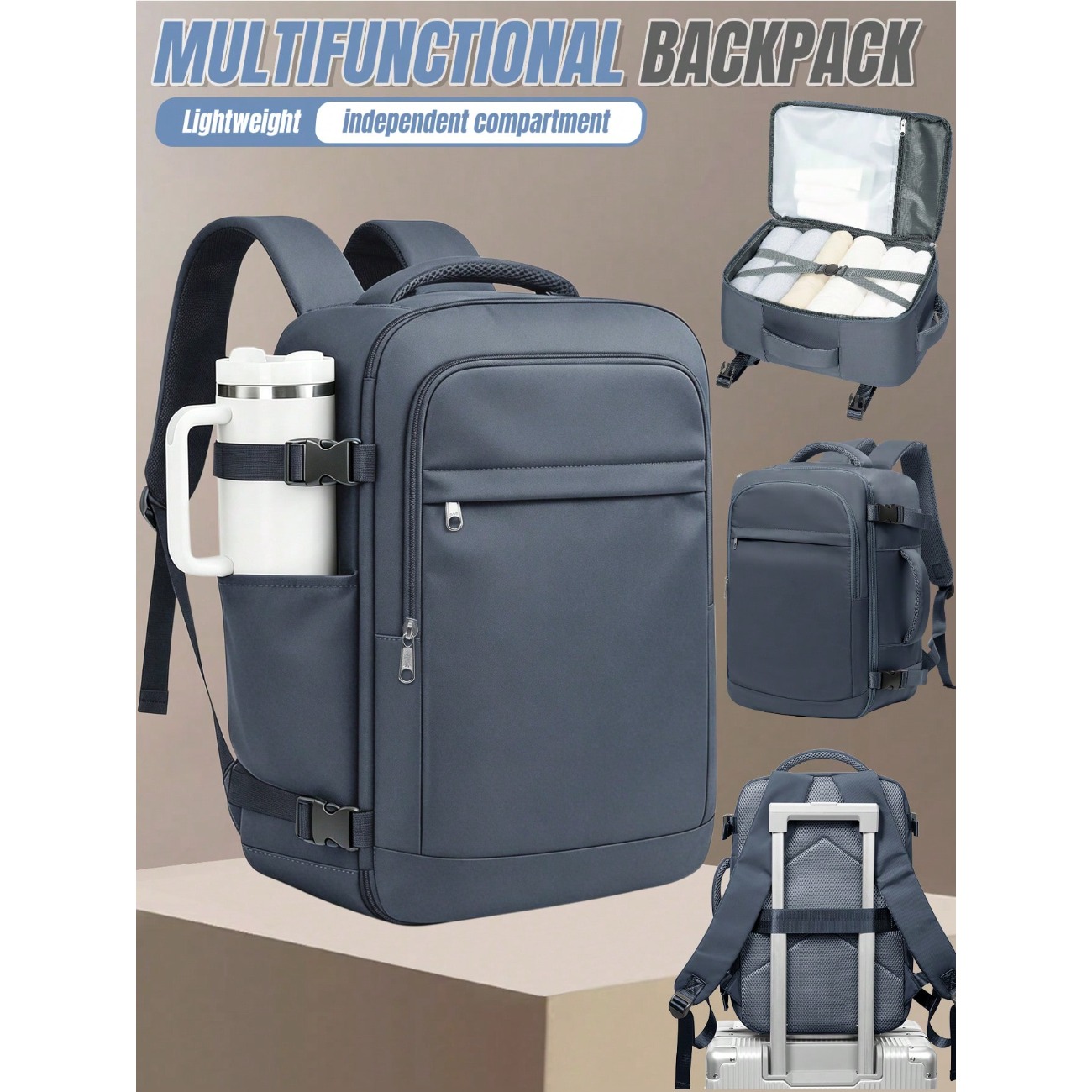 Zaino da viaggio leggero e di  - Laptop Backpack 15.6 recensione e prezzo