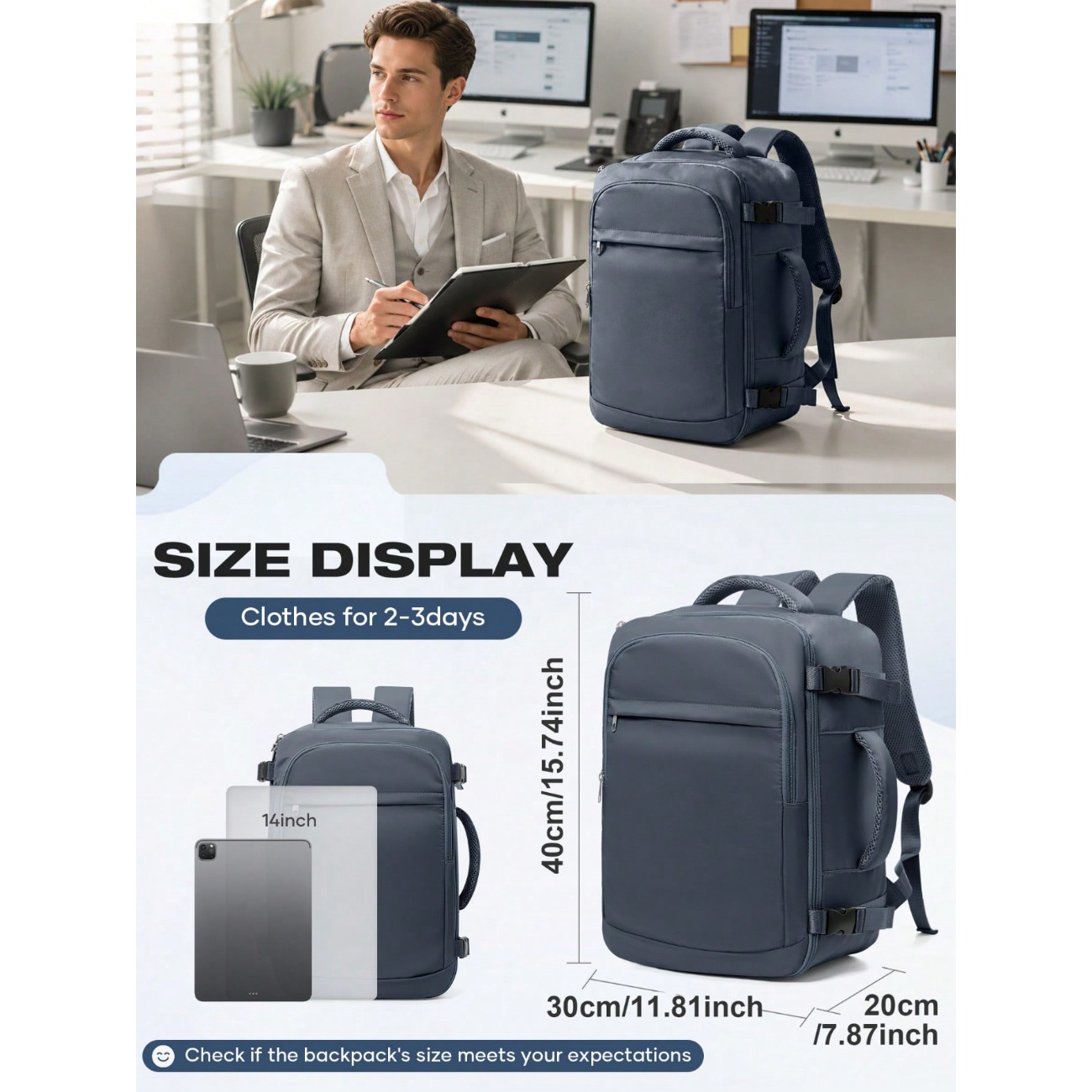 Zaino da viaggio leggero e di  - Laptop Backpack 15.6 recensione e prezzo